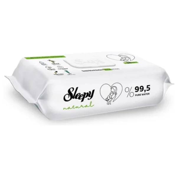 Sleepy Natural Yenidoğan 90 Yaprak Islak Mendil - Görsel 4