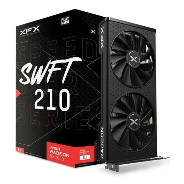 Xfx RX 7600 Speedster Swft 210 RX-76pswftfy 128 Bit Gddr6 8 GB Ekran Kartı - Görsel 4