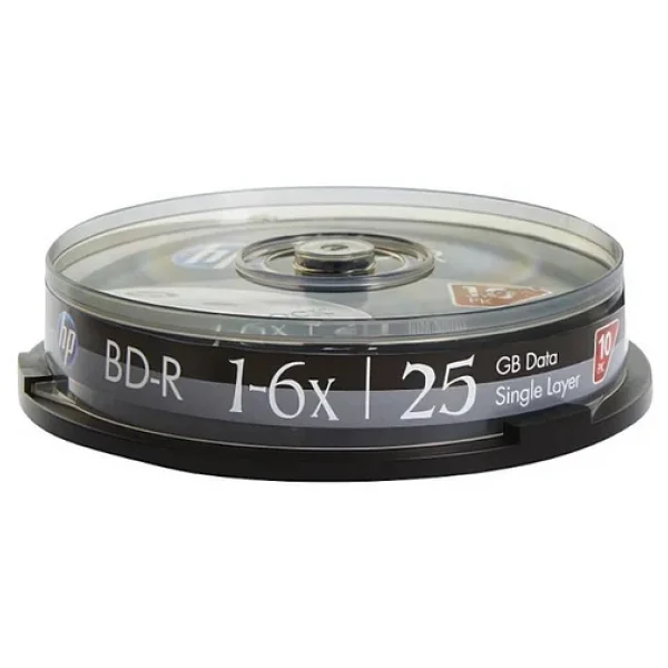 Hp Blu-Ray Bd-R 6x 25gb 10lu Cake Box - Bre00071-3 - Görsel 5