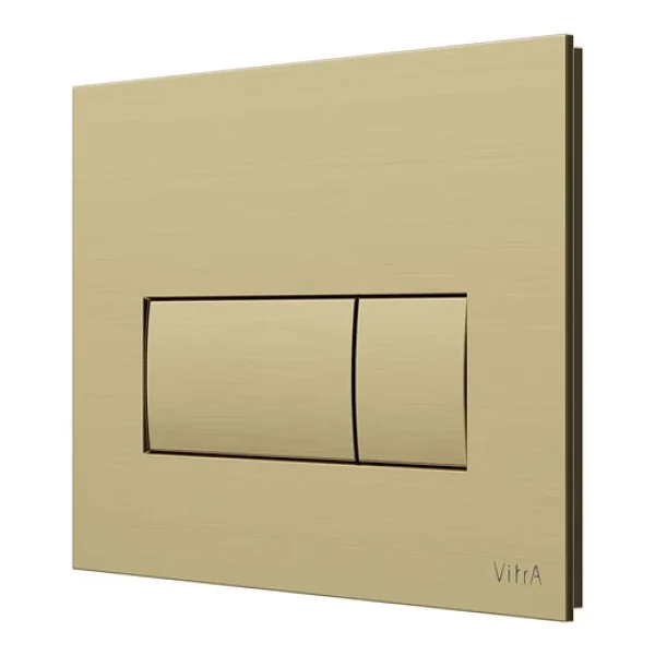 Vitra Root Square 740-2325 Fırçalı Altın Kumanda Paneli - Görsel 5