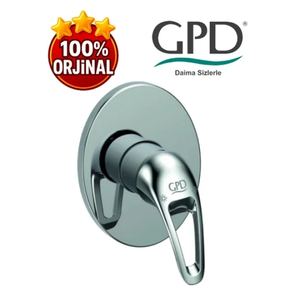 Gpd Adrio Mad120 Ankastre Krom Banyo Bataryası - Görsel 6