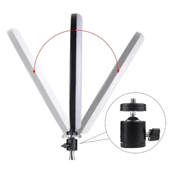 Soft Ring Light Mj33 13" 33cm RGB LED Halka Işık Tripodlu Selfie Işığı - Görsel 5
