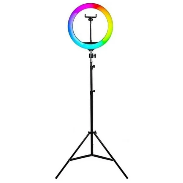 Soft Ring Light Mj33 13" 33cm RGB LED Halka Işık Tripodlu Selfie Işığı - Görsel 6