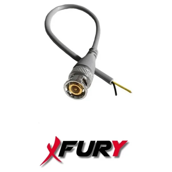 Fury 10 Adet A Kalite Kablolu Hazır Bnc Kablolu Konnektör - Görsel 4