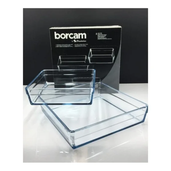 Paşabahçe Premium 159129 2'li Kare Borcam Seti - Görsel 4