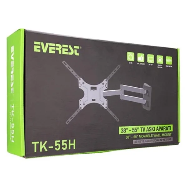 Everest Tk-55h 32-55 İnç Hareketli TV Askı Aparatı - Görsel 7