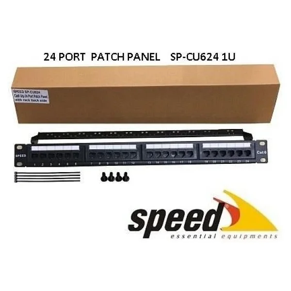 Speed Sp-Cu624 Cat6 24 Port Patch Panel - Görsel 4