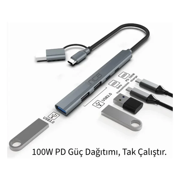 Inca Iutp-06t Laptop Docking Station - Görsel 5