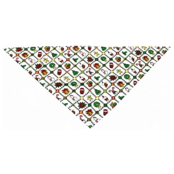 Kedi Köpek Yılbaşı Temalı Bandana Small 28x28x40 Cm - Görsel 2