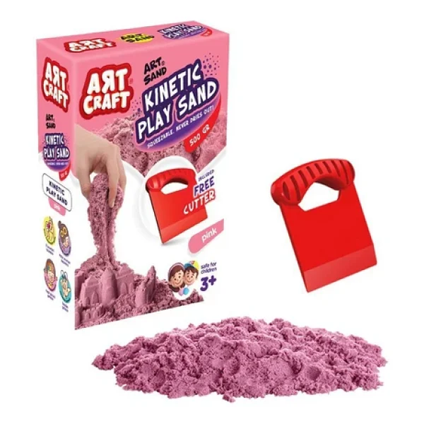 Art Craft Aksesuarlı Kinetik Oyun Kumu 500 Gr - Görsel 5