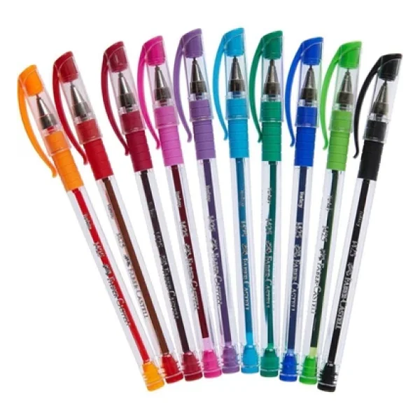Faber-Castell 1425 10 Renk İğne Uçlu Tükenmez Kalem - Görsel 3