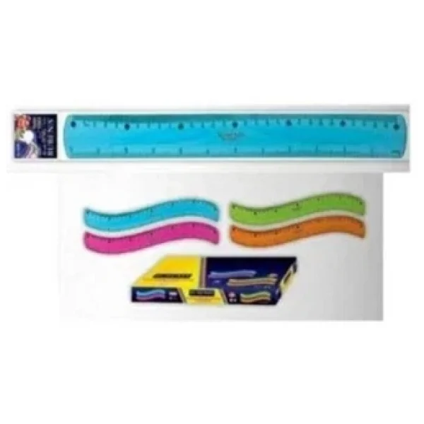Rubenis 30 Cm Flexıble (Kırılmaz) Cetvel - Görsel 4
