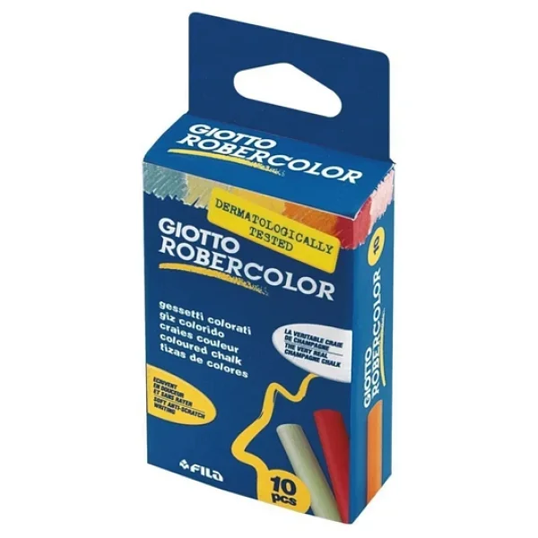 Giotto Robercolor 10'lu Karışık Renk Tebeşir - Görsel 5