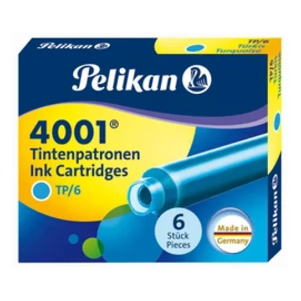 Pelikan 4001 Kısa 6'lı Dolma Kalem Kartuşu - Görsel 3