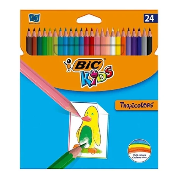 Bic Tropicolors 24'lü Kuru Boya Seti - Görsel 5