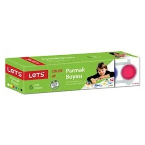 Lets 6 Renk Parmak Boyası L5500 - Görsel 2