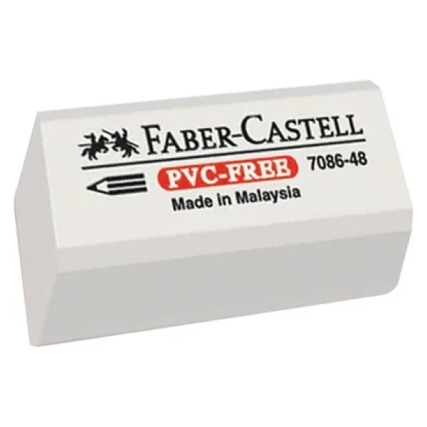 Faber-Castell 7086/48 Beyaz Küçük Silgi - Görsel 4