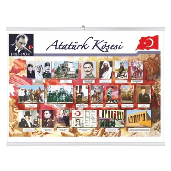 Gülpaş Atatürk Köşesi Selefonlu Çıtalı (57x82) - Görsel 3