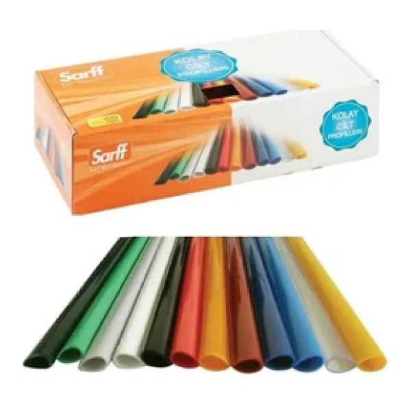 Sarff ( 10mm).Oval Sırtlık Mavi 100 Lü Paket - Görsel 4