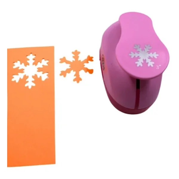 Bubu Büyük Şekilli Delgeç Kar Tanesi XXL Basım Çapı 7.6 Cm - Görsel 8