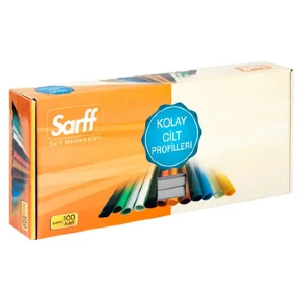 Sarff ( 10mm).Oval Sırtlık Mavi 100 Lü Paket - Görsel 3