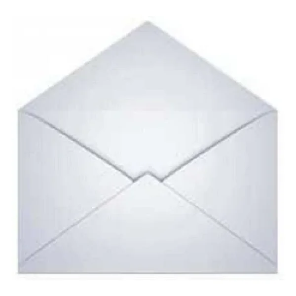 Asil Doğan Mektup Zarfı - Para Zarfı - Takı Zarfı 11,4x16,2cm-100 Adet Beyaz (Silikonlu) 70gr Kağıt - Görsel 4