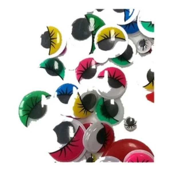Kraf Kids Renkli Oynar Göz 15 Mm 50'li - Görsel 3