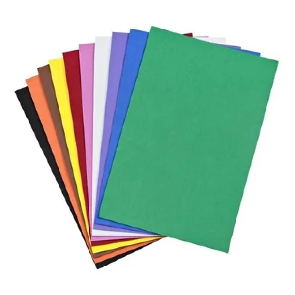 Bafix Yapışkanlı Eva 50x70 Düz Renkler Adhesive (10 Lu Paket) - Görsel 2