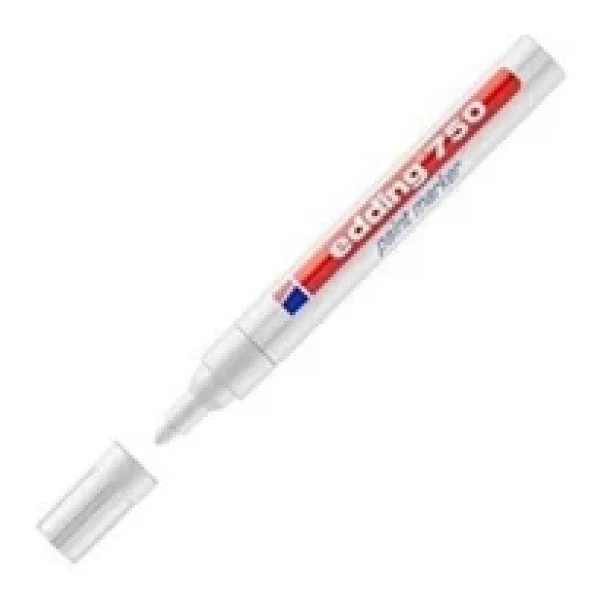 Edding 750 Boya Dekor Beyaz Marker Kalemi - Görsel 4