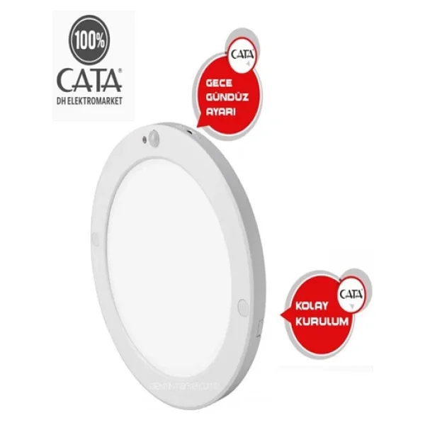 Cata Ct-9247 18 W Beyaz Işık Sensörlü LED Armatür - Görsel 6