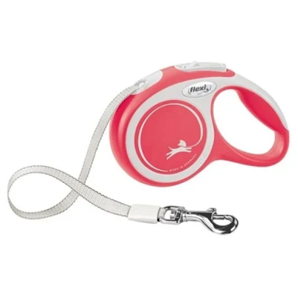 Flexi New Comfort 5 M Şerit Small Kırmızı Otomatik Köpek Tasması - Görsel 6