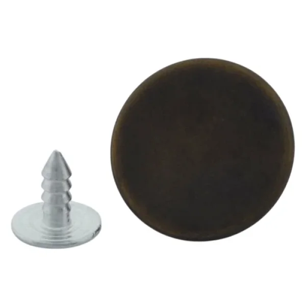 Büyük Boy 10 Adet Kot Pantolon Düğmesi, Jean Düğmesi Antik Sarı (Bronz) 17mm - Görsel 3