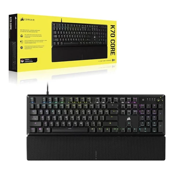Corsair K70 Core RGB Ch-910981e-Tr Mlx Red Switch Kablolu Mekanik Oyuncu Klavyesi - Görsel 8