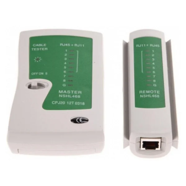 Network Tester Rj45/Rj11 Adsl İnternet Kablo Test Cihazı Cat5/6 - Görsel 4