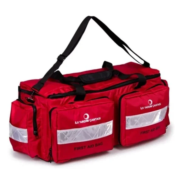 Medikaltec Comfort Plus İlk Yardım Çantası 2 Çepli Büyük Boy Kırmızı - Görsel 2