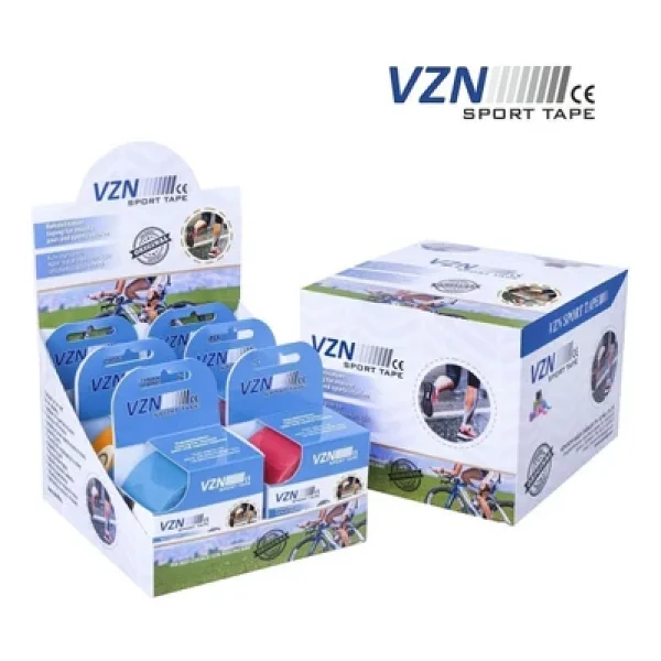 Vzn Sport Tape Sarı Renk Kinezyo Sporcu Bandı Ağrı Bandı 5 Metre X 5 Cm - Görsel 3