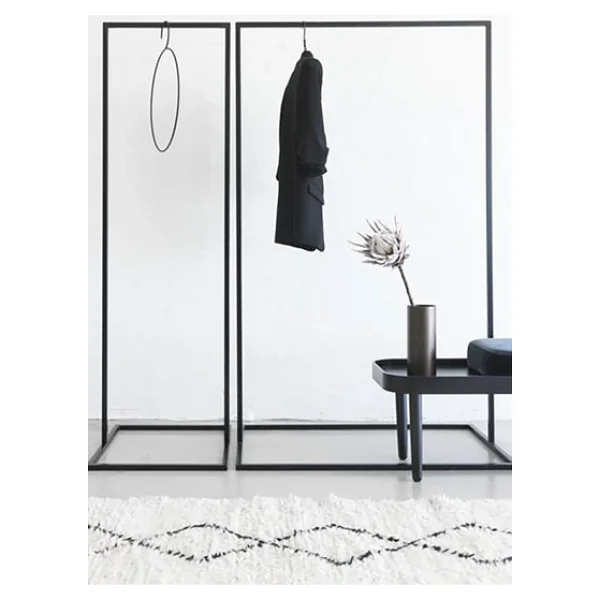 Hitit Dekorasyon Sort Siyah Metal Elbise Askılığı Küçük - Görsel 4
