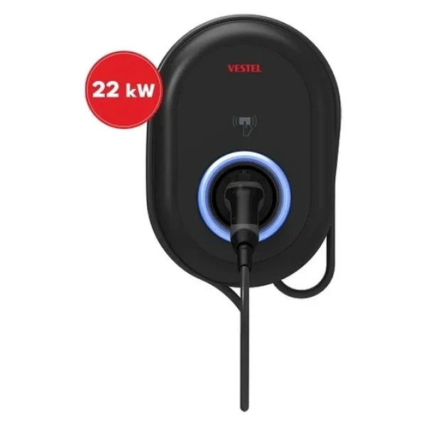 Vestel Evc04 22 Kw Kablolu Elektrikli Araç Şarj İstasyonu - Görsel 3