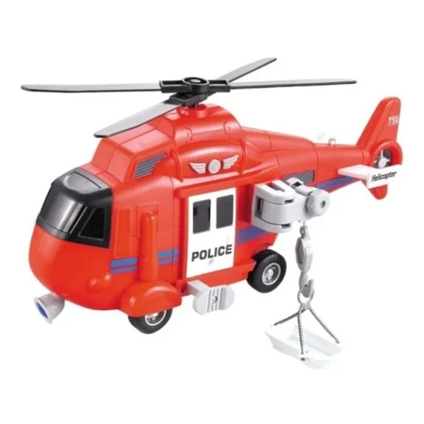 Vardem Oyuncak 620ABC Vardem 1:16 Sürtmeli Sesli Işıklı Helikopter 681A 720ABC 910B - Görsel 2
