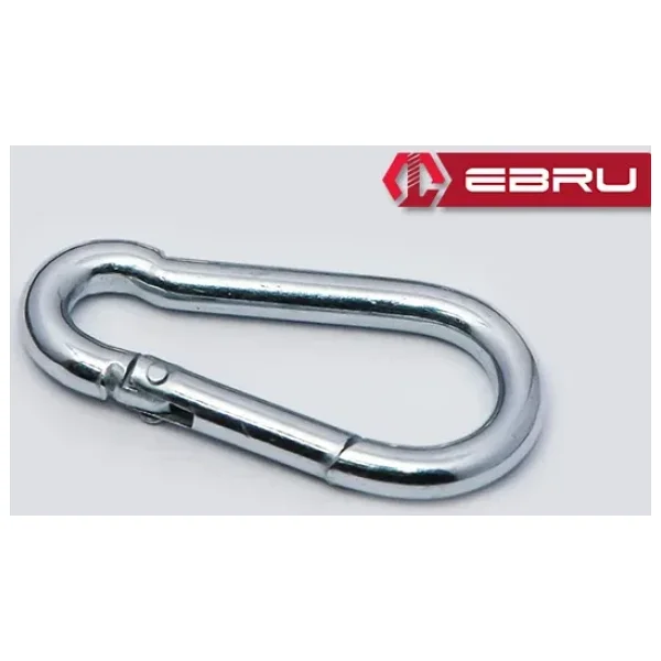 Ebru Yaylı Karabina, Çengel, Kanca 4mm - 5 Adet - Görsel 4