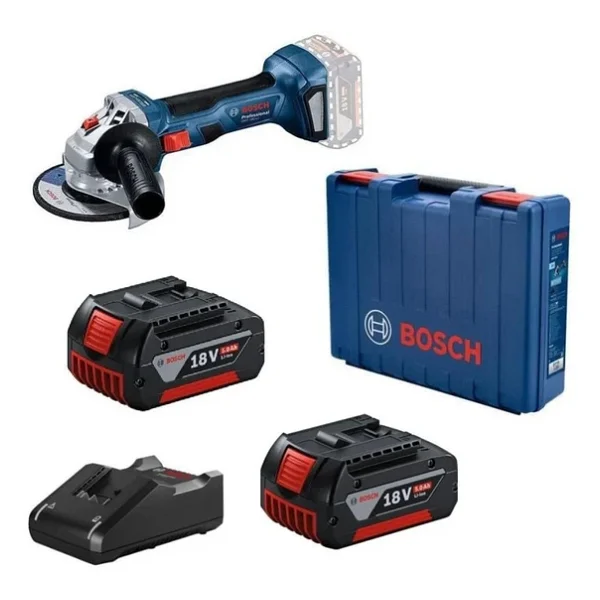 Bosch Gws 180-Li Çift Akülü 5 Ah Taşlama Makinesi - Görsel 4