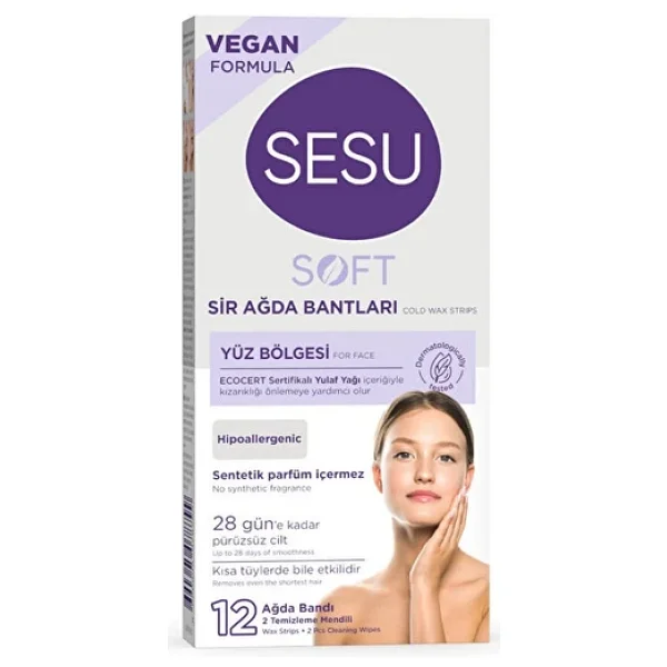 Sesu Soft 12'li Yüz Ağda Bandı - Görsel 4