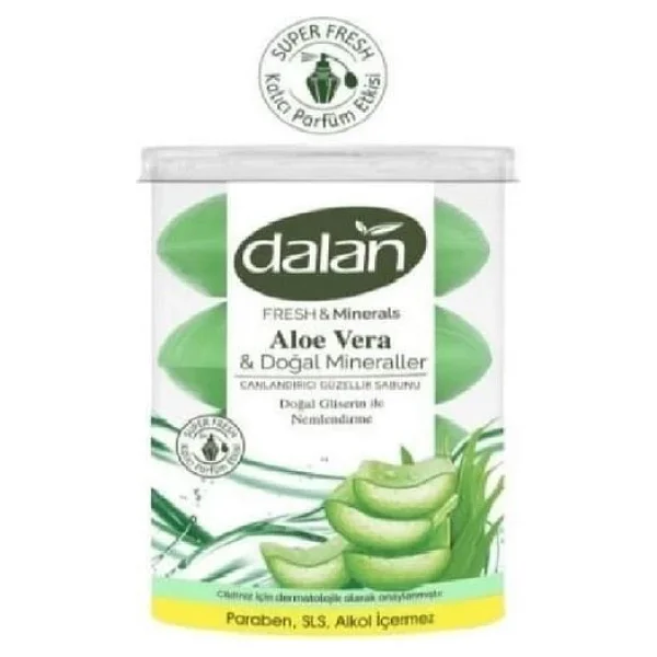 Dalan Fresh Minerals Aloe Vera 4x110 Gr Duş Sabunu - Görsel 5