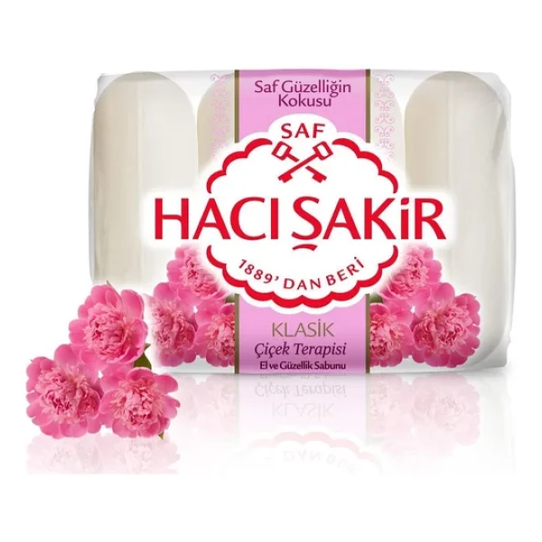 Hacı Şakir Klasik Çiçek Terapisi 4x70 Gr El Ve Güzellik Sabunu - Görsel 4