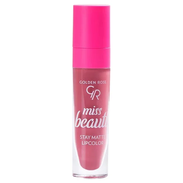 Golden Rose Miss Beauty Stay Mat Ruj Rosewood 03 - Görsel 4