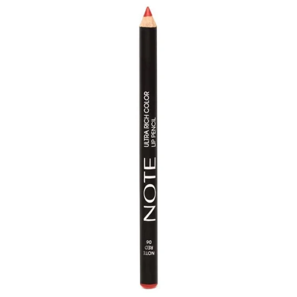 Note Ultra Rich Color Lip Pencil 06 Note Red Dudak Kalemi - Görsel 2