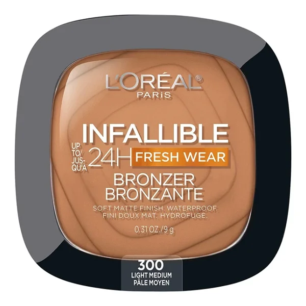 L'oreal Infaillible 24h Fresh Wear Matte 300 Light Medium Bronzer - Görsel 4