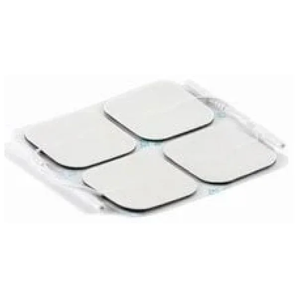 4 Adet Kablolu Tens Cihazı Elektrodu 5x5cm 4lü Paket Elektrot Ped - Görsel 3