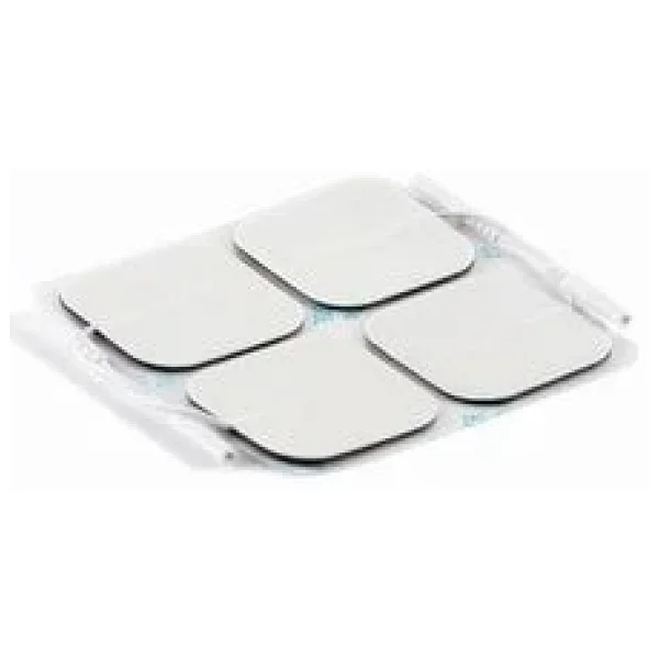 4 Adet Kablolu Tens Cihazı Elektrodu 5x5cm 4lü Paket Elektrot Ped - Görsel 2