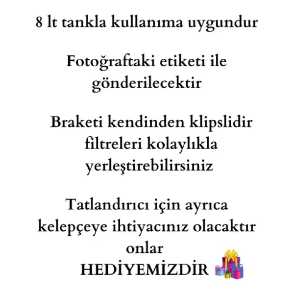Water Jobs Su Arıtma Cihazı Boş Kasası 8lt Kapasiteli Cihazlara Uyumlu/ Gri - Görsel 5